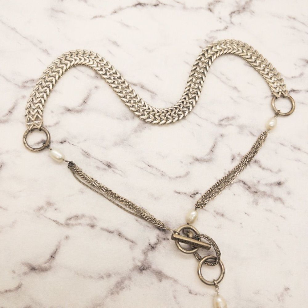 Kenneth Cole New York Tassel Necklace Chain Designer - Picture 3 of 4